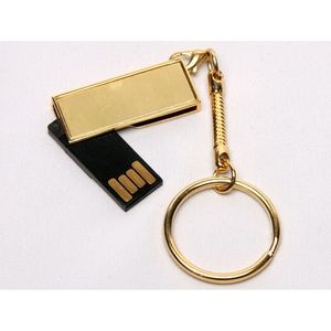 Мини USB Flash-накопитель MG17Mini Gold.4gb на 4gb, брелок, золотистый