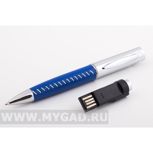 Металлическая ручка со съемной флешкой 350.BL.8gb 