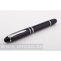 32гб ручка фэшка MG17370.BK.32gb металлическая с серебристыми вставками