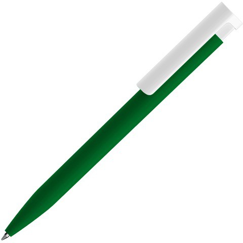 Зеленая ручка, пластик и soft-touch «КОНСУЛ-СОФТ»
