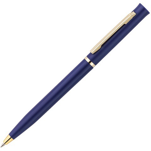 Темно-синяя ручка, пластик «ЕУРОПА-ГОЛД»