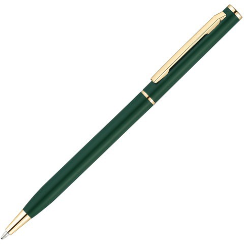 Ручка зеленая, металл «ХИЛТОН-ГОЛД»
